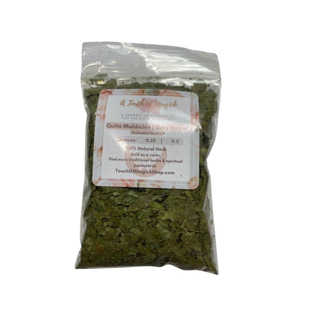Quita Maldicion | Grey Knickers Plant | Dried Herb | 0.5 Oz | Traditional Herbs Supplier & Manufacturer | Used in Spiritual Baths | Santeria