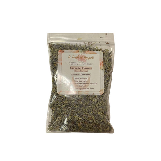 Lavender Flowers | Lavendula Vera | 0.5 Ounces | Traditional Herb Supplier | Spell & Ritual Supplies