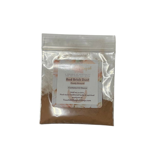 Red Brick Dust | Hoodoo Reddening Powder | 0.5 Ounces | Traditional Ingredient | Hoodoo | Spell & Ritual Supplies
