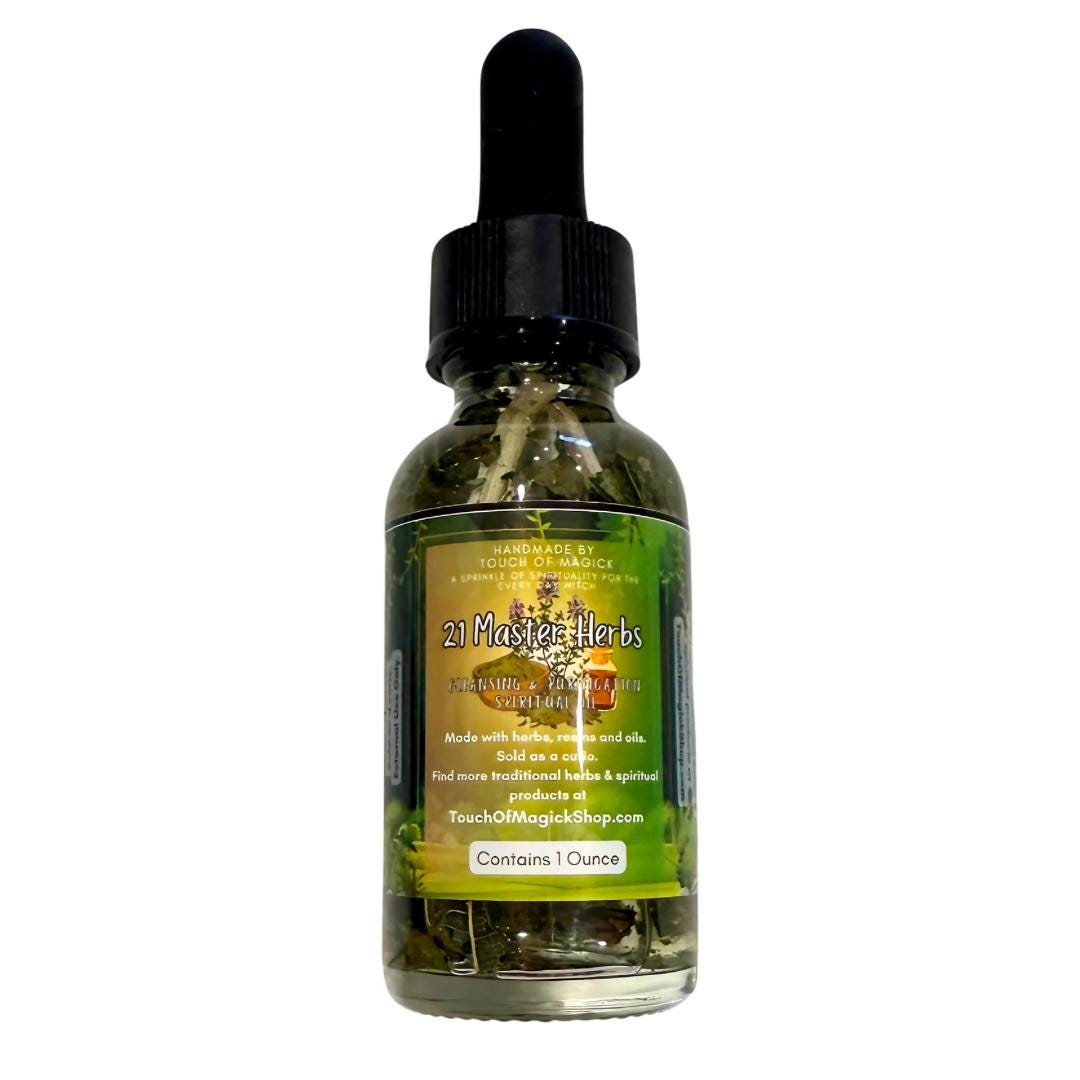 21 Master Herbs Oil Handmade | 1 Oz