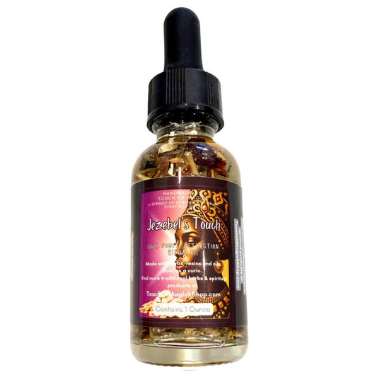 Jezebel’s Touch Ritual Oil | Made with Traditional Ingredients | Spell & Ritual Supplies | 1 Oz | Hoodoo