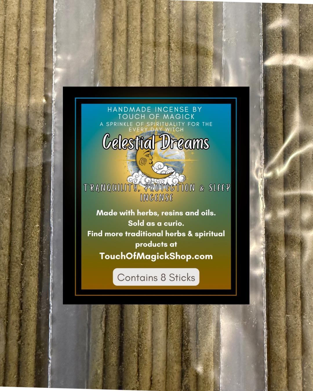 Celestial Dreams Handmade Incense | 8 Sticks Pack