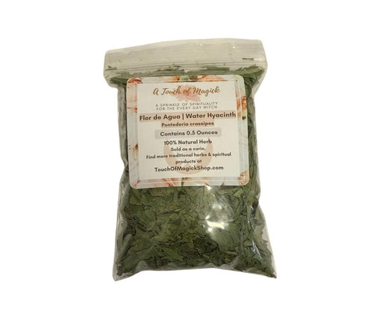Flor de Agua | Water Hyacinth | 0.5 Ounces Dried | Traditional Herb Supplier | Santeria | Spell Supplies