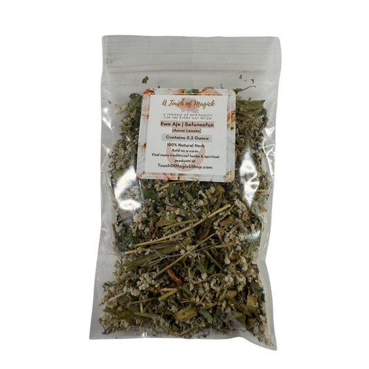 Ewe Aje | Sefunsefun | Aerva Lanata | 0.5 Ounces | Traditional Herb Supplier & Manufacturer | Santeria |