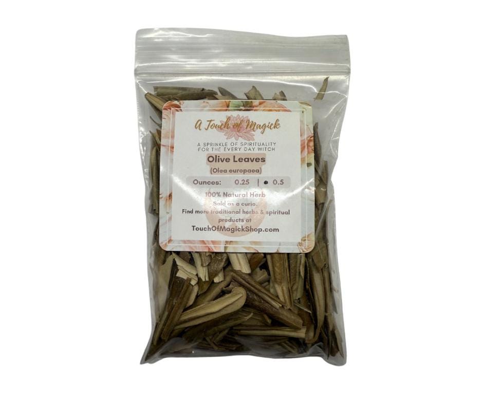 Olive Leaves | Olea Europaea | 0.5 Ounces | Traditional Herb Supplier | Spell Supplies
