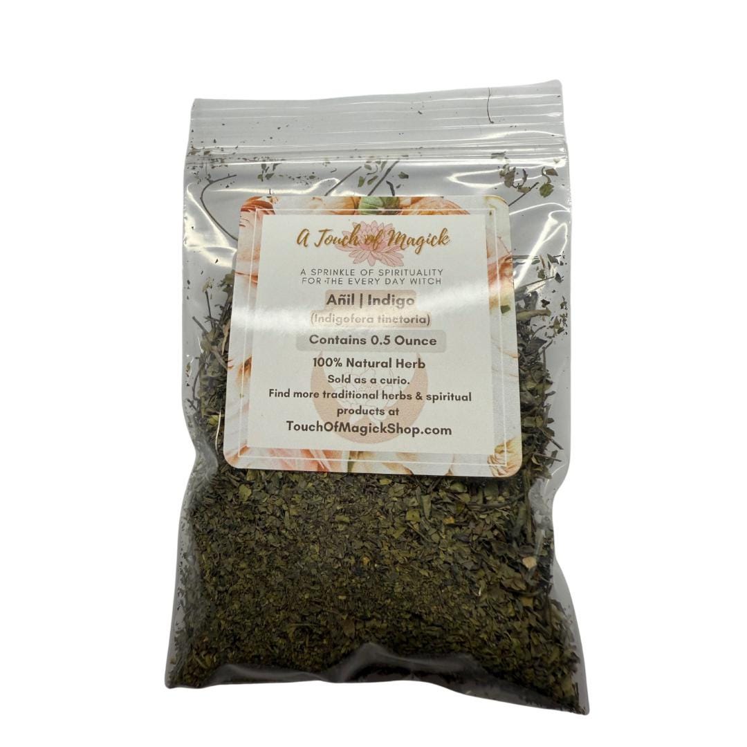 Añil | Indigo Leaves | Indigofera tinctoria | Traditional Herb Manufacturer and Supplier | 0.5 Oz
