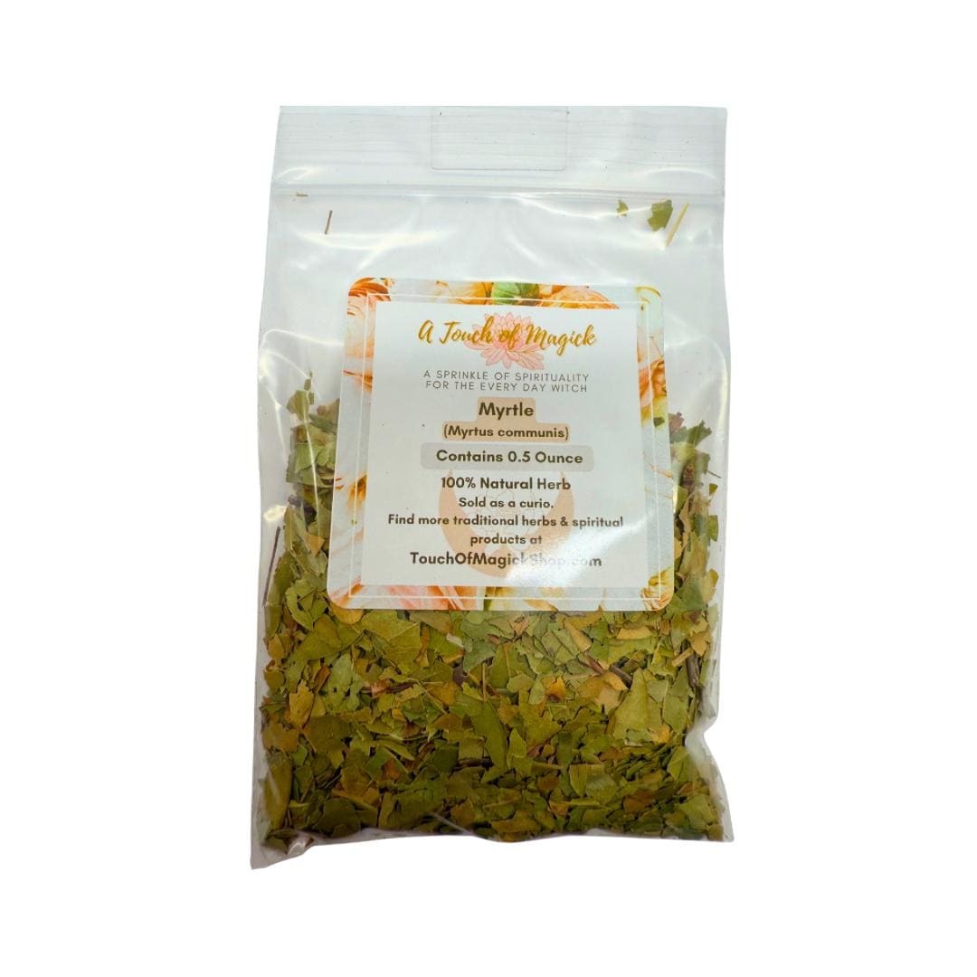 Myrtle | Mirto | Myrtus Communis | 0.5 Oz | Traditional Herb Supplier | Spell Supplies