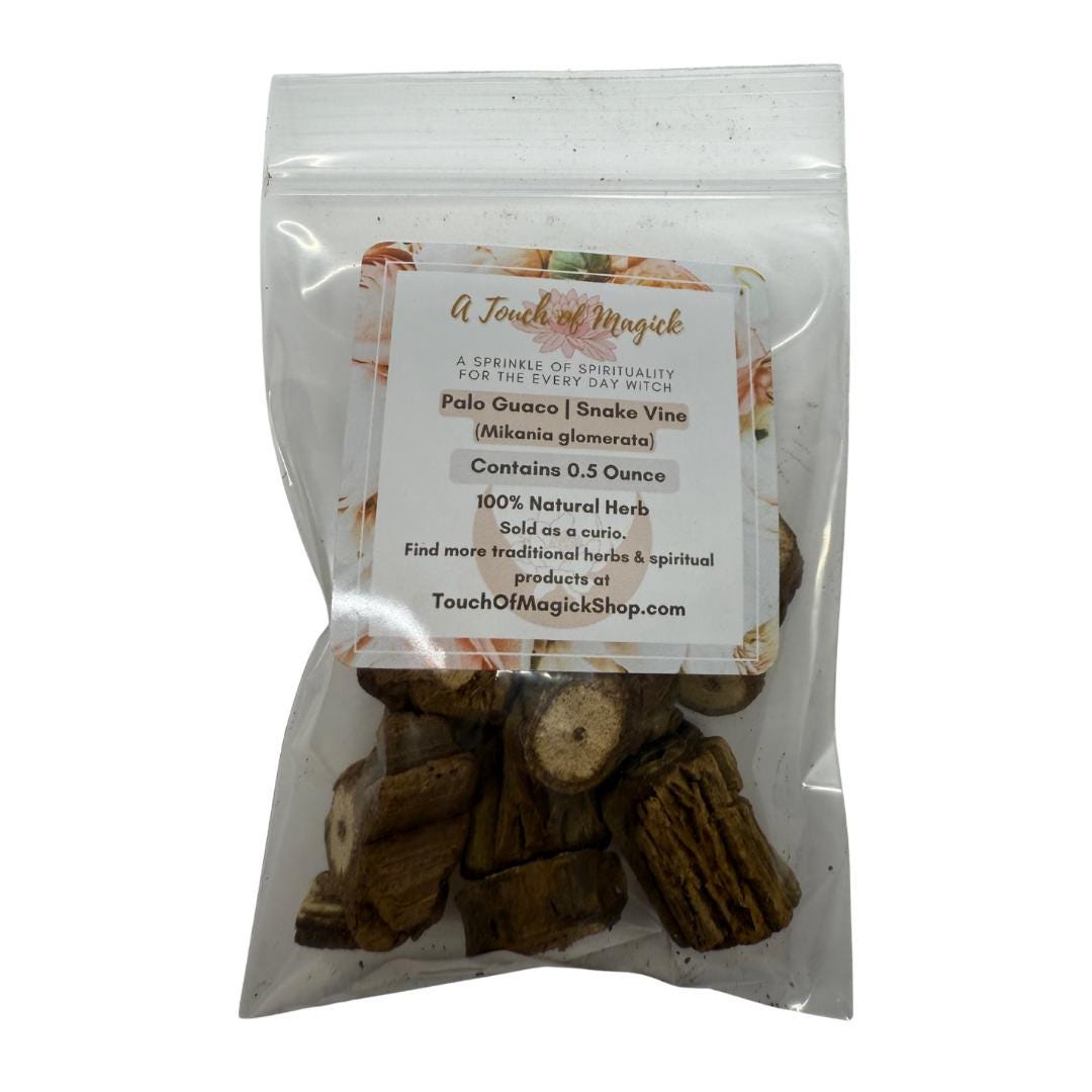 Palo Guaco | Snake Vine | Mikania Glomerata | 0.5 Oz | Traditional Herb Supplier | Spell Supplies