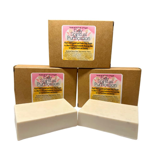Daily Spiritual Purification Soap | Made with Eggshell & Kaolin | Traditional | Handmade