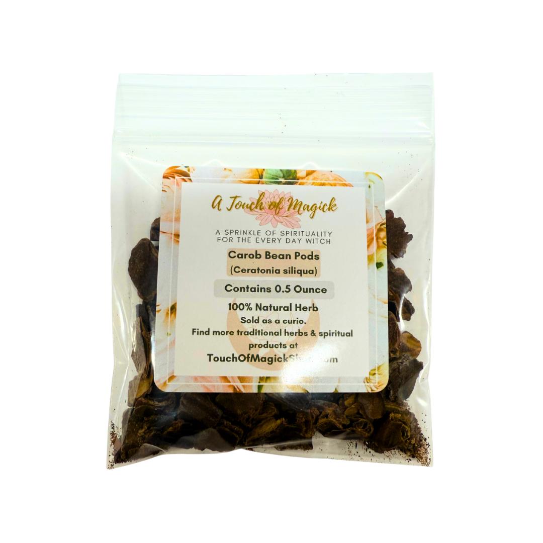 Carob Bean Pods | Algarrobo | Ceratonia Siliqua | Dried | Traditional Herb Manufacturer and Supplier | 0.5 Oz