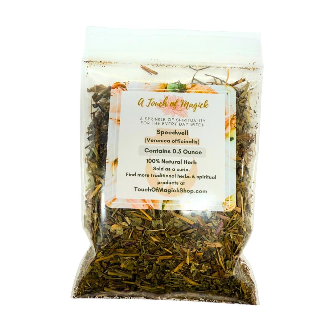 Speedwell | Veronica | Veronica officinalis | Dried Cut Herb | 0.5 Oz | Traditional Herb Supplier & Manufacturer | Spell and Ritual Supplies