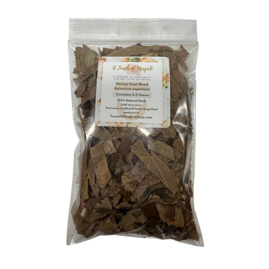 Horny Goat Weed | Epimedium Sagittatum | 0.5 Ounces | Witch | Hoodoo | Traditional Herb Supplier | Spell Supplies