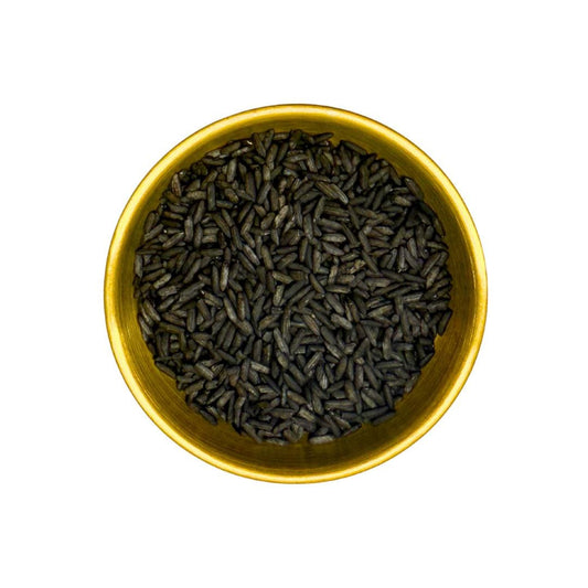 Black Ritual Rice | Ingredient for Charm Bags, Rituals, and Spells | 2oz
