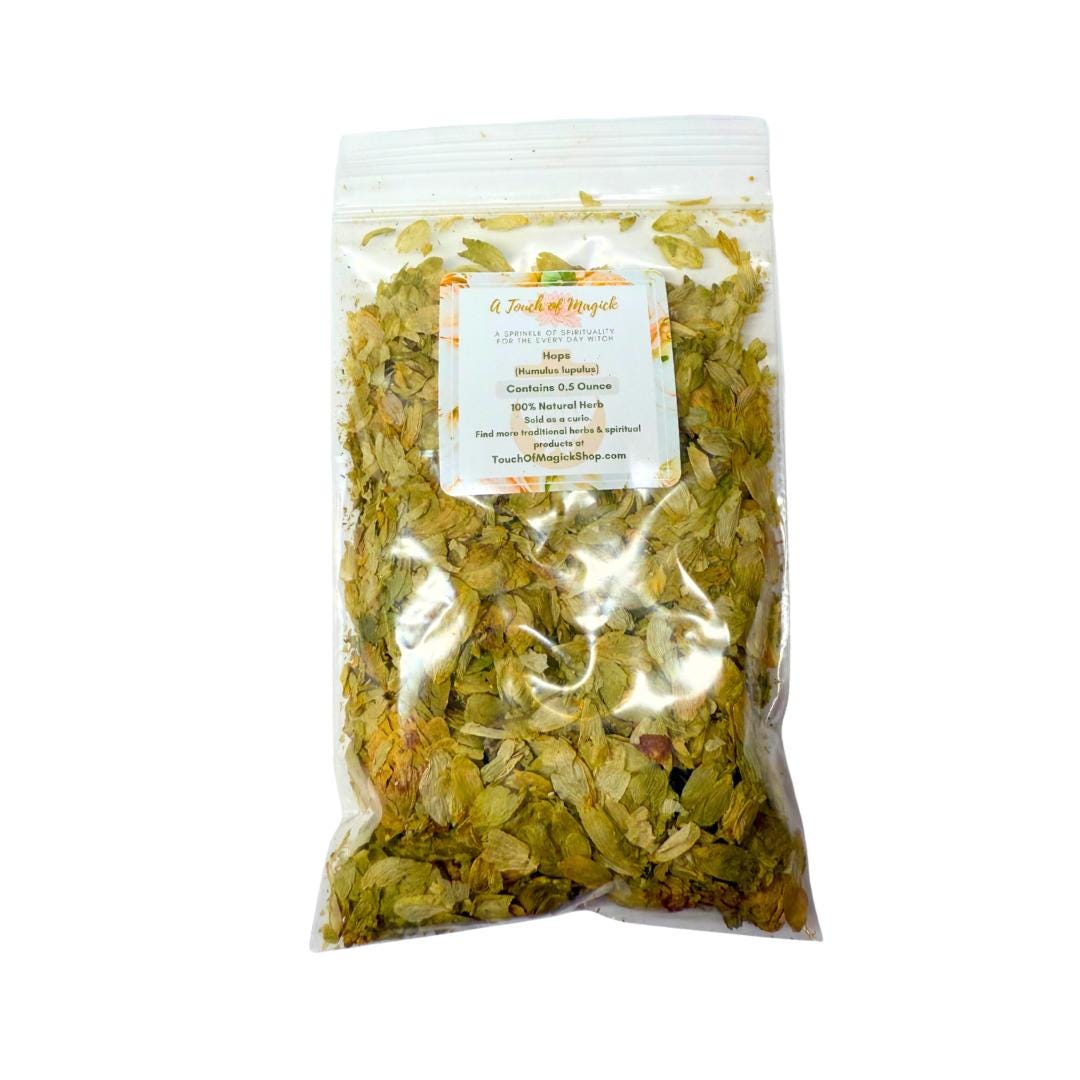 Hops | Humulus lupulus | Traditional Herb Supplier | Witch Herbs for Spells | 0.5 Oz
