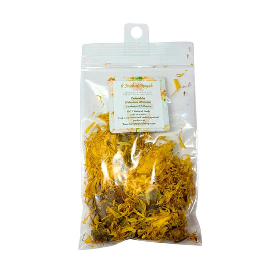 Calendula | Calendula officinalis | Traditional Herb Manufacturer and Supplier | Witch Herbs for Spells | 0.5 Oz