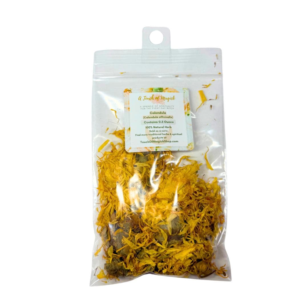 Calendula | Calendula officinalis | Traditional Herb Manufacturer and Supplier | Witch Herbs for Spells | 0.5 Oz