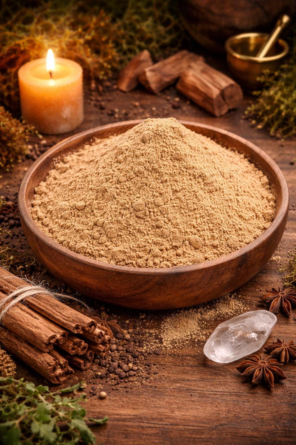 Pure Sandalwood Powder | 1/2 oz | Meditation | Traditional Herb Supplier & Manufacturer