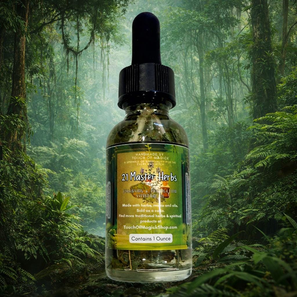 21 Master Herbs Oil Handmade | 1 Oz