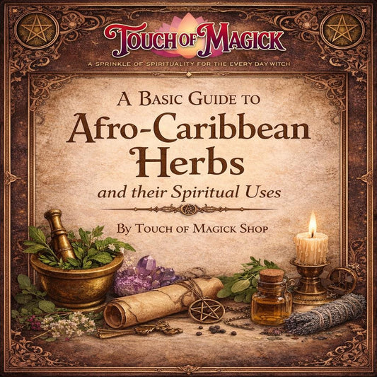 Afro-Caribbean Herbs Guide PDF | Spiritual Herb Reference | Digital Grimoire Pages | Folk Traditions | Herbal Correspondences | Printable