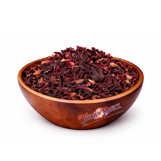 Hibiscus Flowers | Hibiscus Sabdariffa | 0.5 Ounces | Traditional Herb Supplier and Manufacturer | Spell & Ritual Supplies