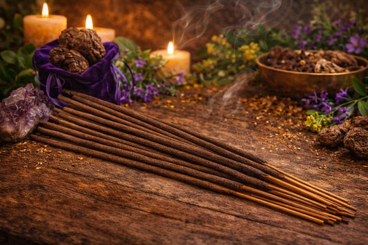 High John the Conqueror Incense Sticks (20) | Hand Made Ritual Incense | Spiritual Incense for Intention Work | Herbal Incense