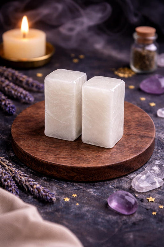 Camphor Tablets (Set of 4) | Aromatic Camphor Blocks | Home Fragrance | Ritual Supply | Altar & Meditation Use