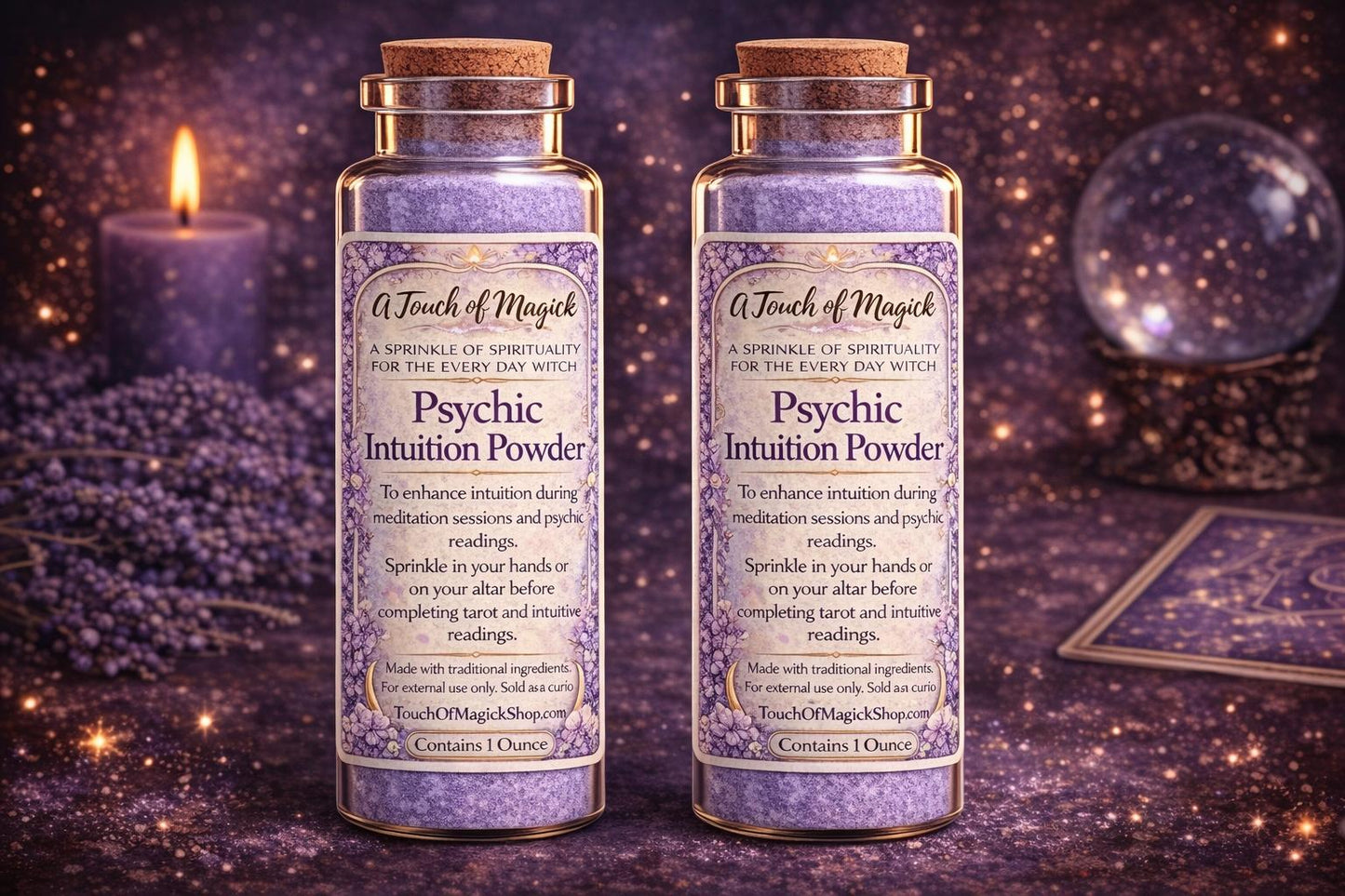 Gypsy Psychic Intuition Powder | 1 oz | Witch & Ritual Supplies