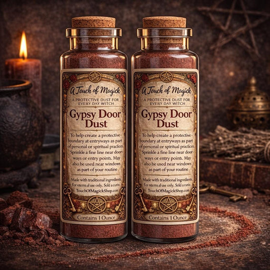Gypsy Door Dust Powder | 1 oz | Traditional Ingredients | Handmade & Ritual Prepared | Spell Supplies