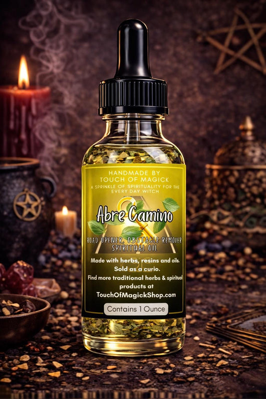 Abre Camino (Road Opener Herb) Oil | 1 Oz | Handmade | Spell Tools
