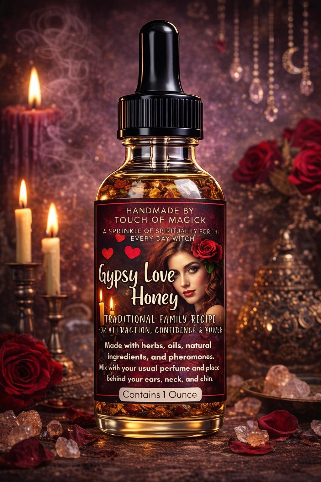 Gypsy Love Honey | 1 Ounce | Spell, Ritual and Witch Tools