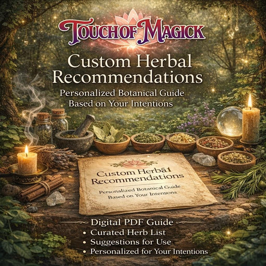 Personalized Herbal Guide & Recommendations | Spiritual Reading and Psychic Medium Consultation | English and Spanish Bilingual | PDF