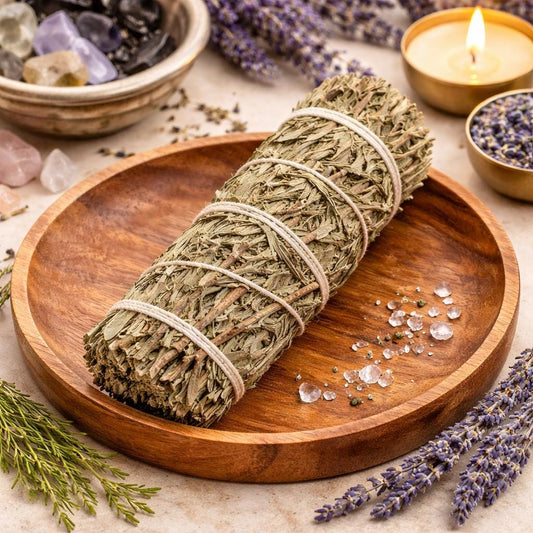 Blue Sage Smudge Stick | 4 In | Witch Supplies |