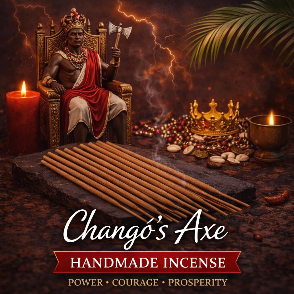 Chango’s Axe Handmade Incense | Made with Traditional Herbs Associated with the Orisha | Santeria
