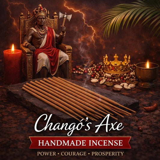 Chango’s Axe Handmade Incense | Made with Traditional Herbs Associated with the Orisha | Santeria