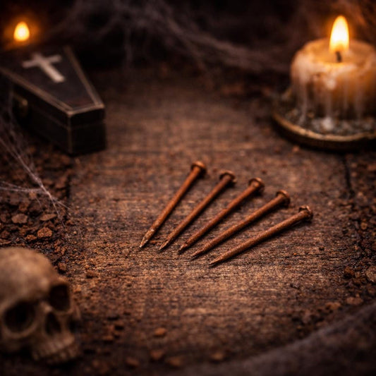 Coffin Nails | Set of 5 | Hoodoo | Voodoo | Santeria | Witchcraft Supplies | Tools