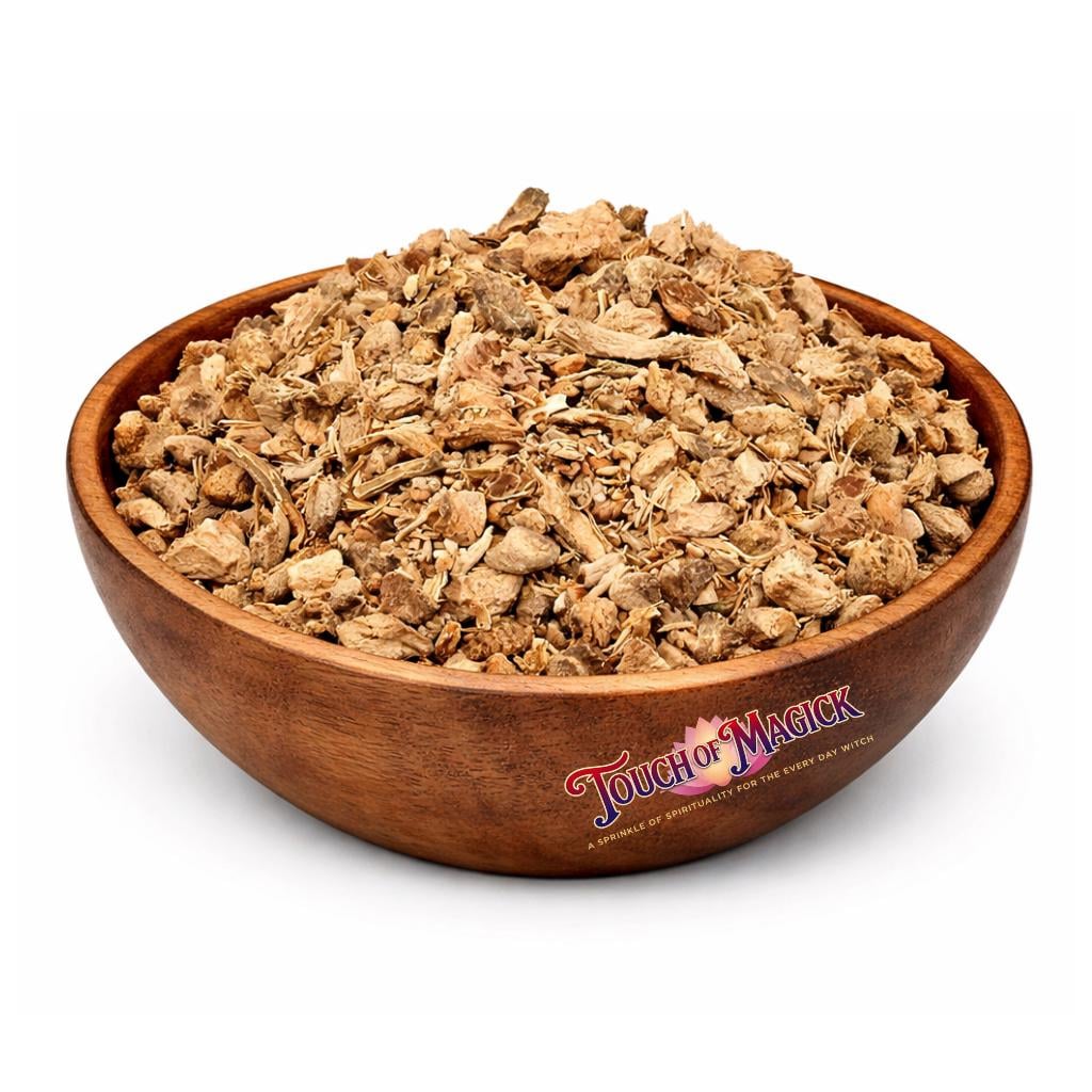 Galangal Root | Alpinia | 0.5 Ounces | Traditional Herb Supplier | Spell Supplies | Spell Bottles | Mojo Bags | Witch Herbs
