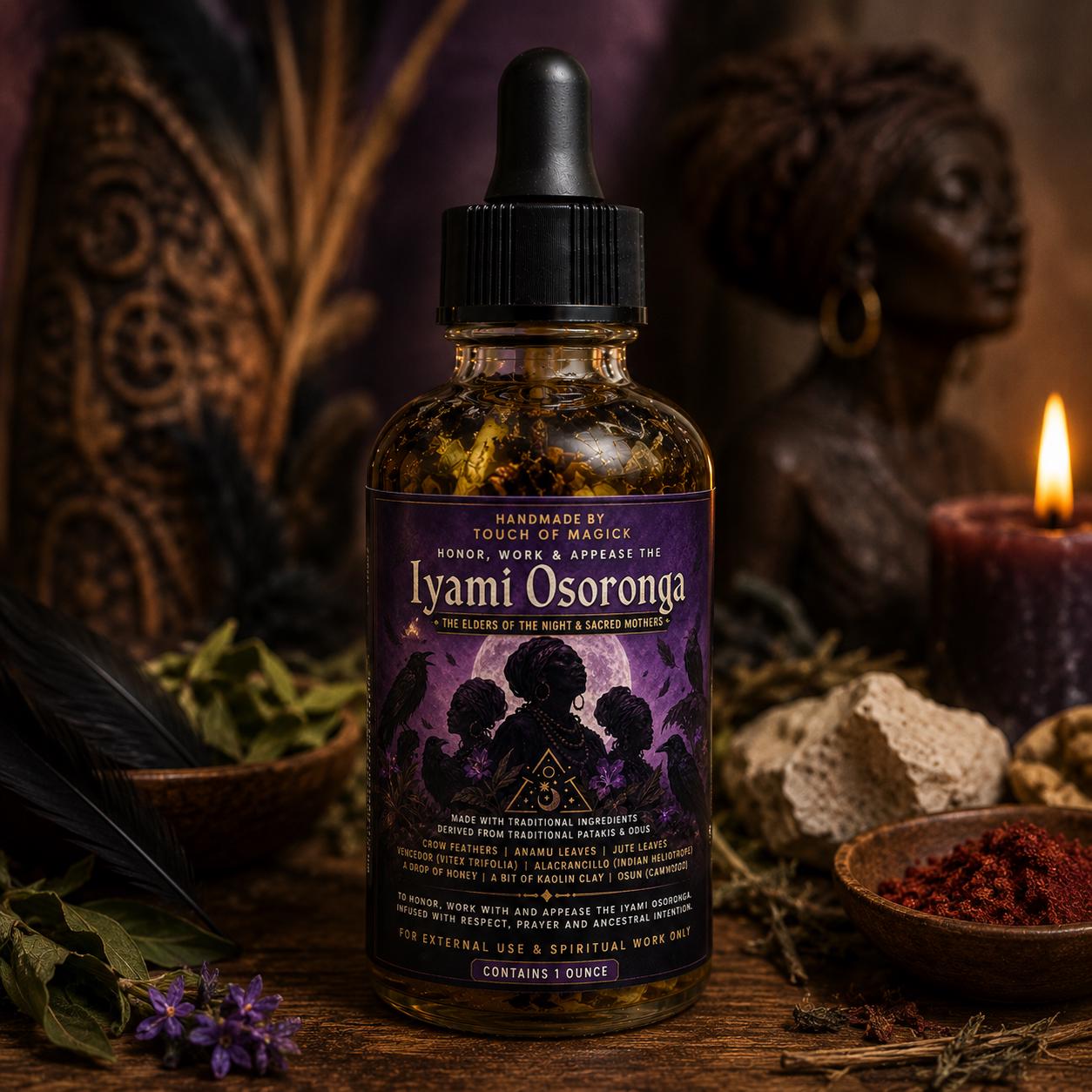 Esu Alaje Oil | Orisha of Success & Prosperity | Made with Traditional Ingredients | Ritual and Spell Supplies | 1 Oz | Hoodoo | Santeria