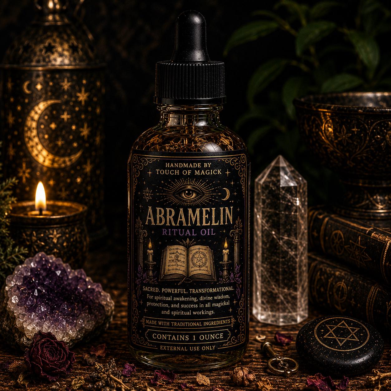 Ancient Wisdom Ritual Oil | Made with Traditional Ingredients | Ritual and Spell Supplies | 1 Oz | Annointing | Hoodoo | Santeria