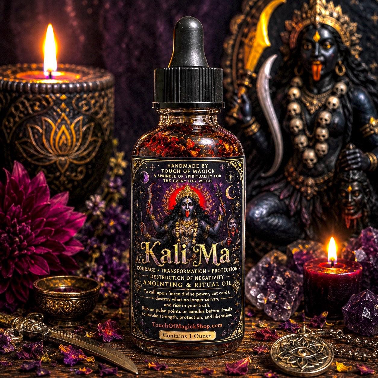 Brigid’s Blessing Ritual Oil | Made with Traditional Ingredients | Spell & Ritual Supplies | 1 Oz | Witch |