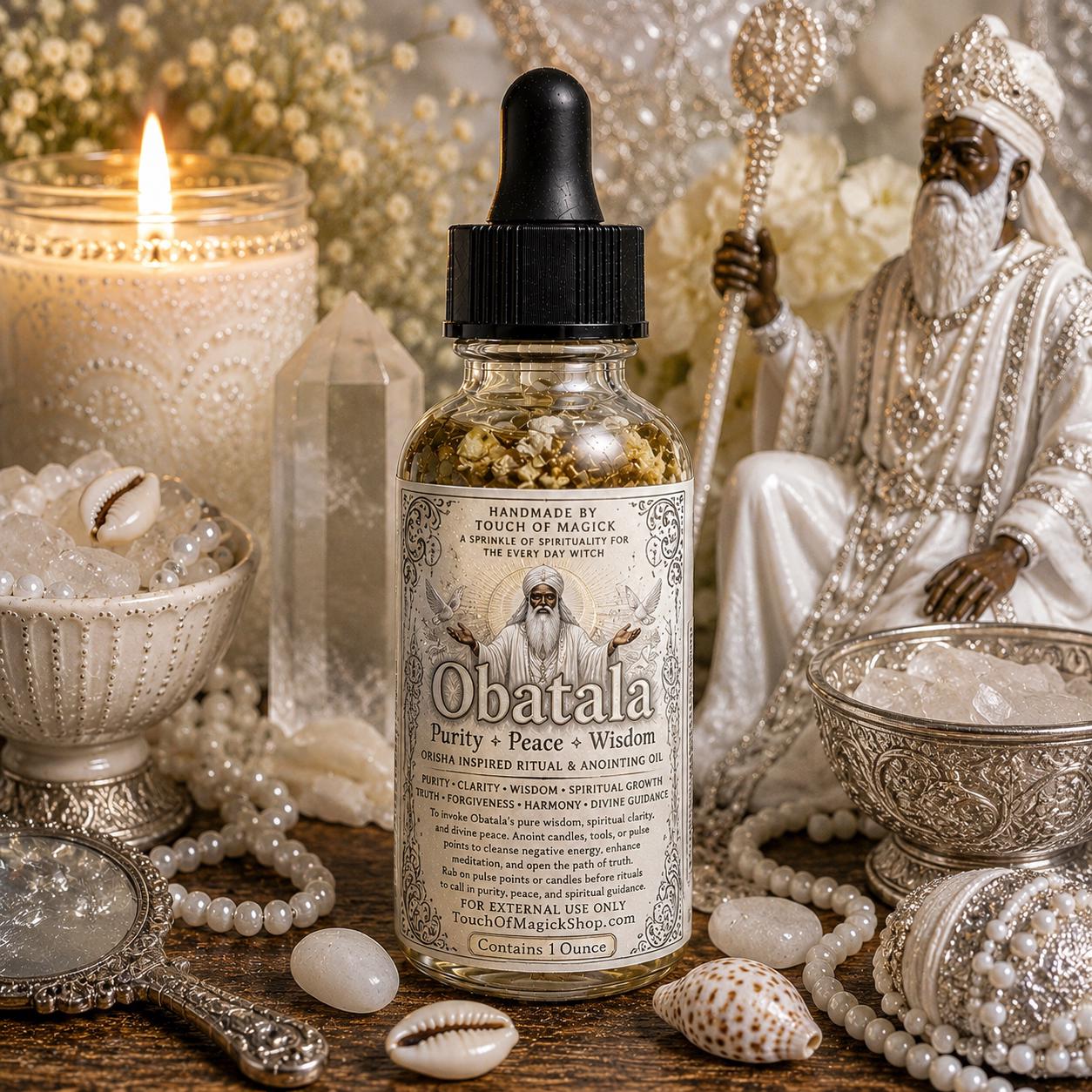 Orula | Orisha of Wisdom, Divination & Destiny | Ritual Oil | Made with Traditional Ingredients | Spell and Ritual Supplies | 1 Oz |