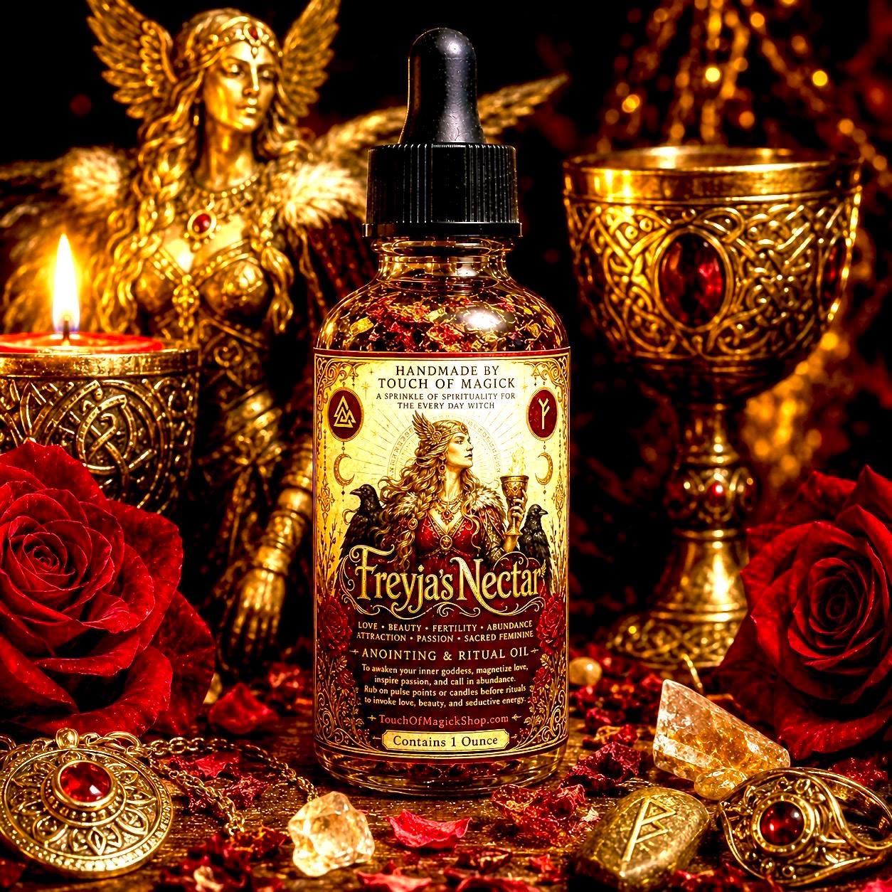Chango | Orisha of Power, Strength & Justice | Ritual Oil | Made with Traditional Ingredients | Spell and Ritual Supplies | 1 Oz |