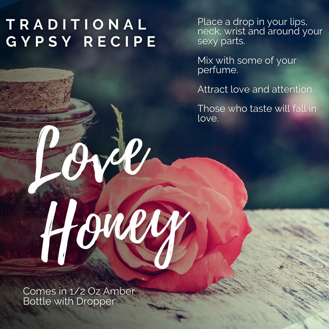 Love Honey - Traditional Gypsy Love Potion to Attract Love - Increase Attraction and Love to your Life - Self Confidence