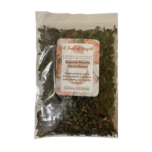 Espanta Muerto - Ghost Chaser Plant - Used to Rid of Negative Energy & Evil Spirits - 0.25 or 0.5 Ounce Dried Herb