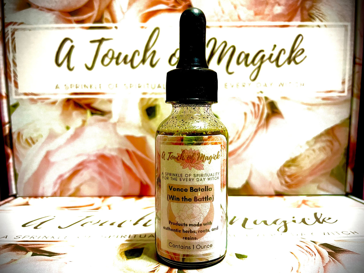 Vencedor (Winner) Oil - 1 Oz - Made with Herbs, Roots, Resins, Powders & Oils to Manifest your Intentions - Authentic Ingredients