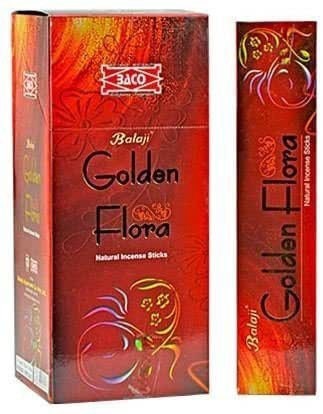 Golden Flora Incense Balaji 15 Grams