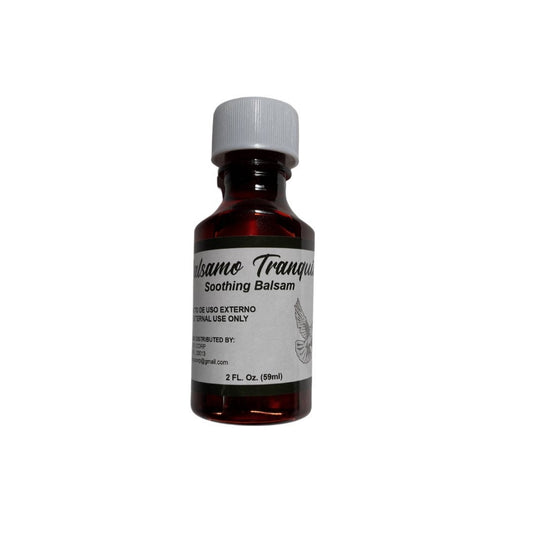 Soothing Balsam Oil - Balsamo Tranquilo - 2 OZ - 100% Natural - Used for Anointing - Calming Individuals & Situations - Santeria