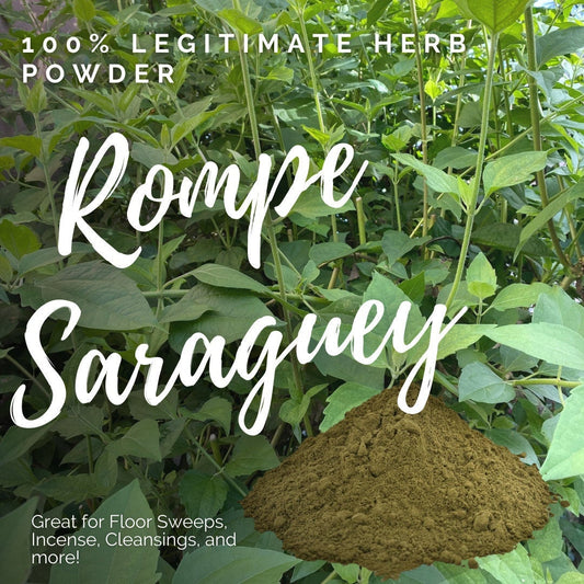 Rompe Saraguey / Hex Breaker LEGITIMATE Herb Powder to Remove Curses and Spells - Use in Candles or Floor Sweeps - Natural Blockbuster Herb