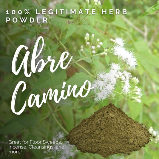 Abre Camino / Road Opener LEGITIMATE Herb Powder for Prosperity - Money Spells - Break Blockages - Mojo Bags - Floor Sweeps - Dress Candles