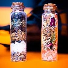 Spell Bottles with Cork - Empty & Ready for Spellwork - 1 Ounce Clear Glass - Perfect for Money, Love and Manifestation Spells