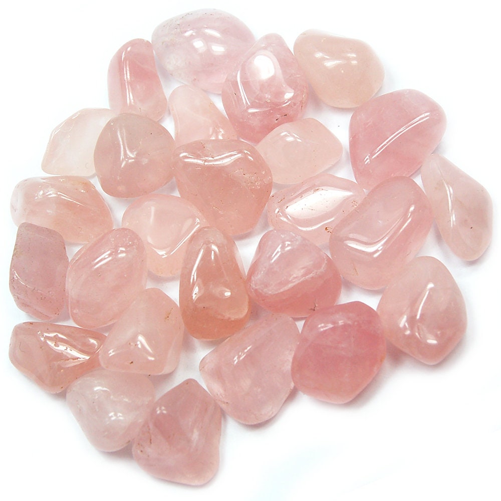 Rose Quartz Tumbled Stone - To Attract Love and Enhance Self-Confidence and Self-Love - Healing Stone Associated with Heart Chakra - Empath